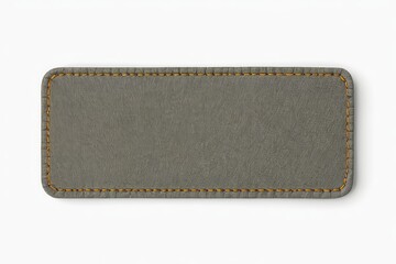 leather business card holder with stitching on the front