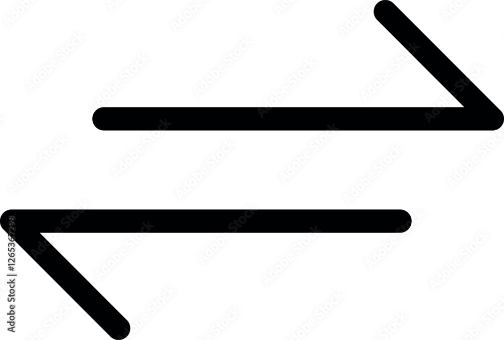 Poster arrows transfer icon, exchange arrow icons - swap icon with two arrows convert button sign - data tr