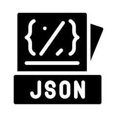 JSON glyph icon