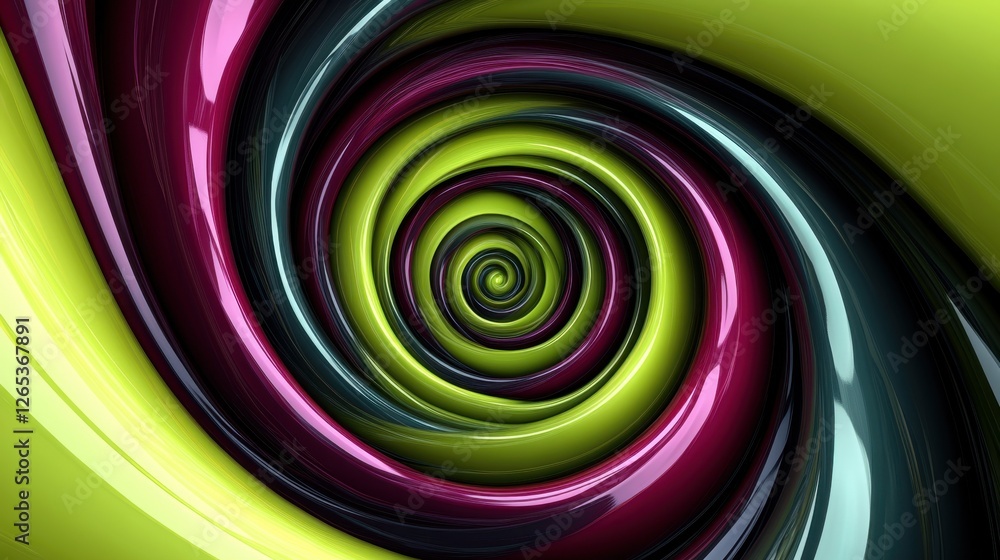 Poster swirling colors create a mesmerizing vortex of vibrant hues and dynamic patterns in a captivating ab