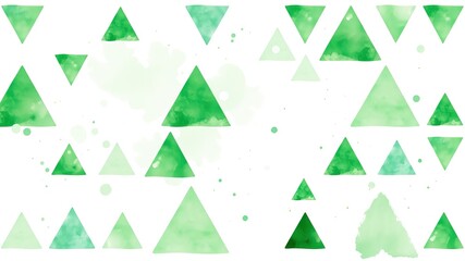 Geometric Abstracts in Emerald and Rust