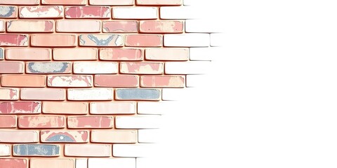 Obraz premium Geometric Basket Weave Brick Wall Texture