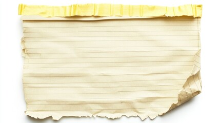Fototapeta premium Torn notepad paper, studio, blank, message