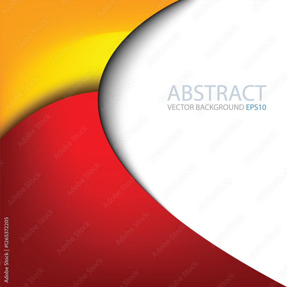 Poster graphic vector curve line overlap background for text and message design
