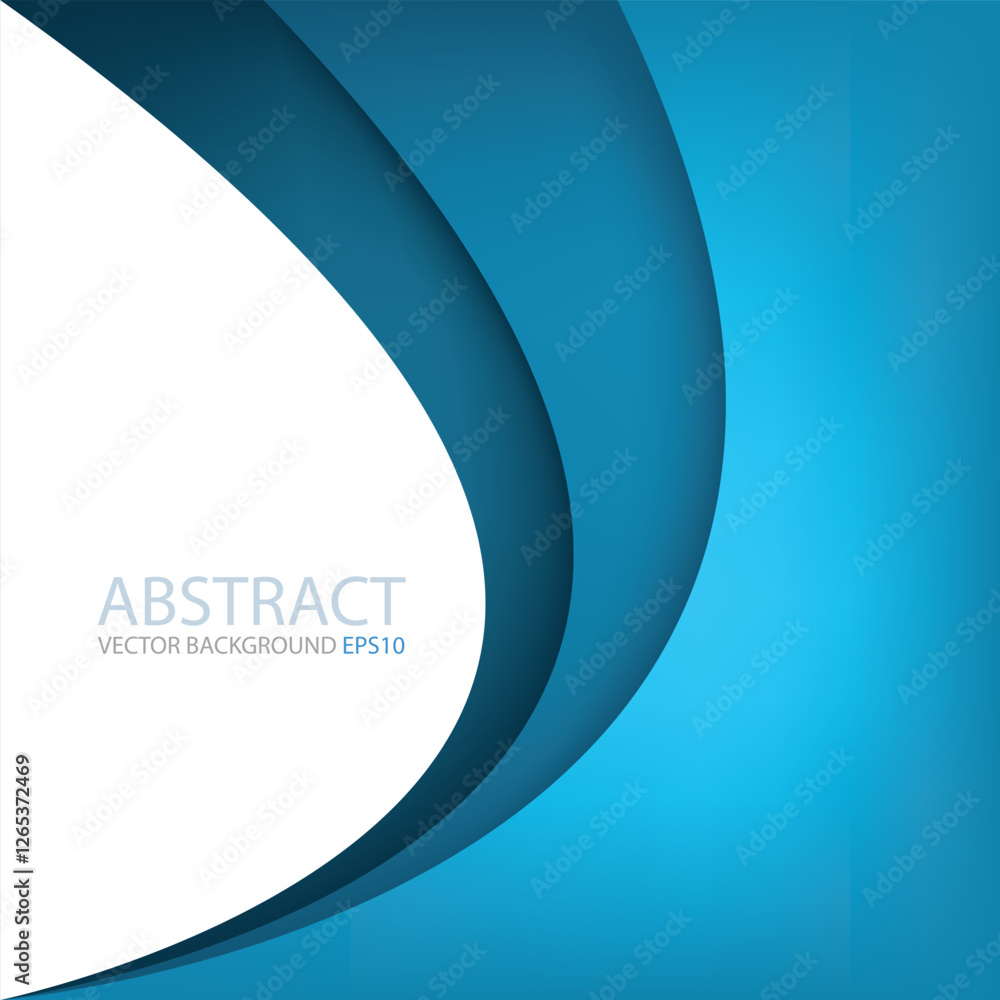 Poster graphic vector curve line overlap background for text and message design
