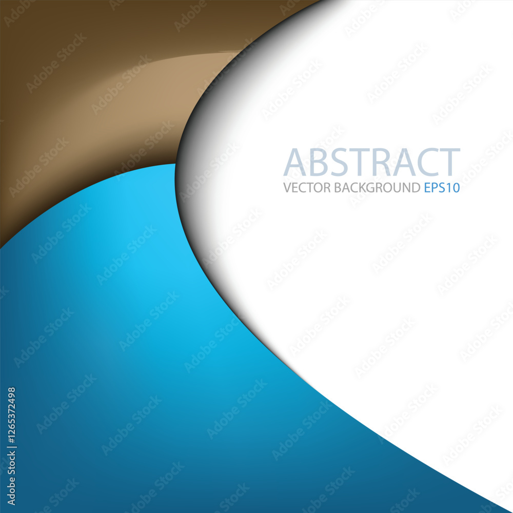 Poster graphic vector curve line overlap background for text and message design
