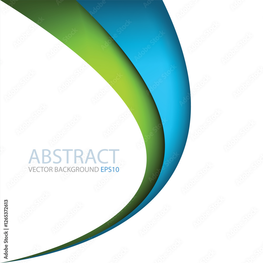 Poster graphic vector curve line overlap background for text and message design
