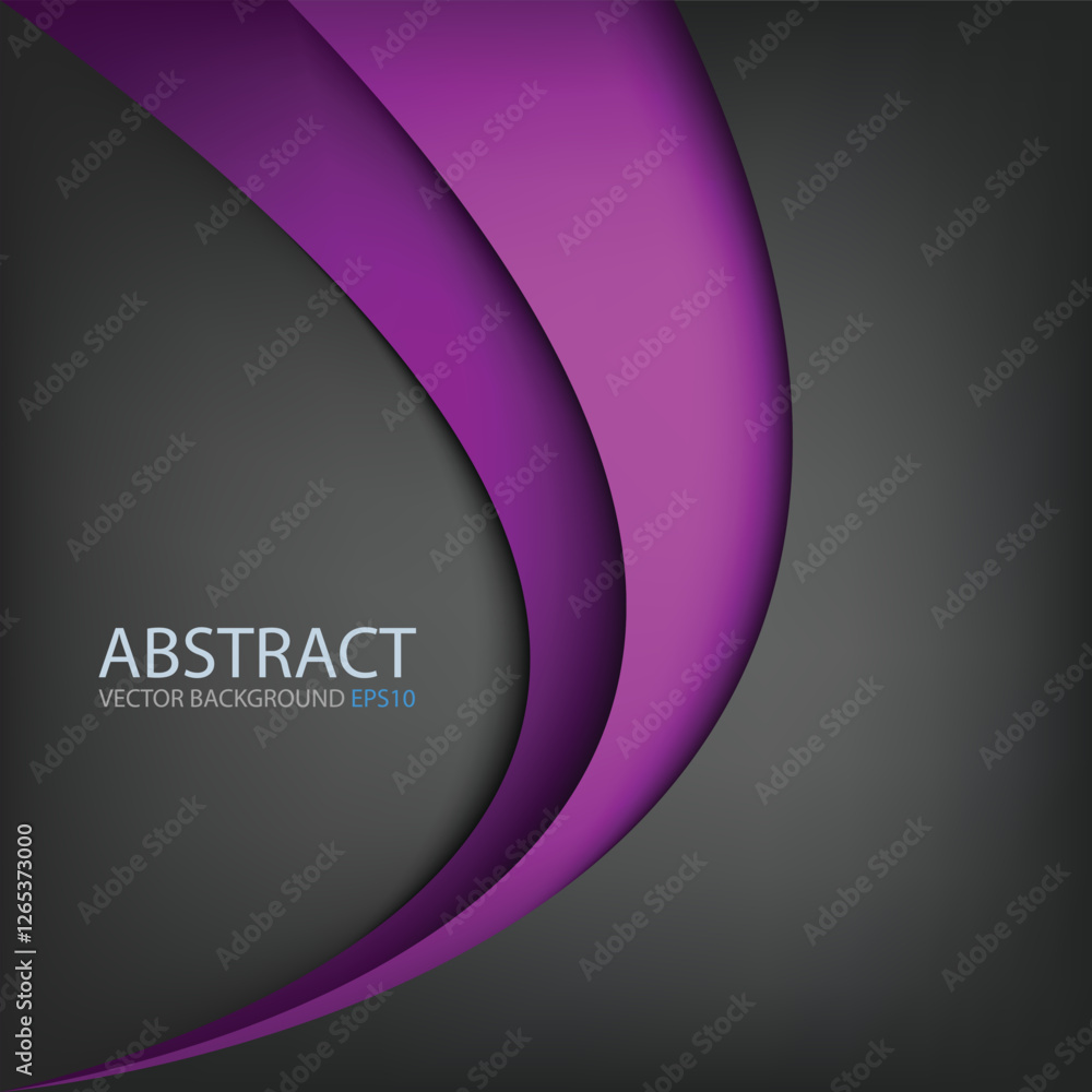 Poster graphic vector curve line overlap background for text and message design
