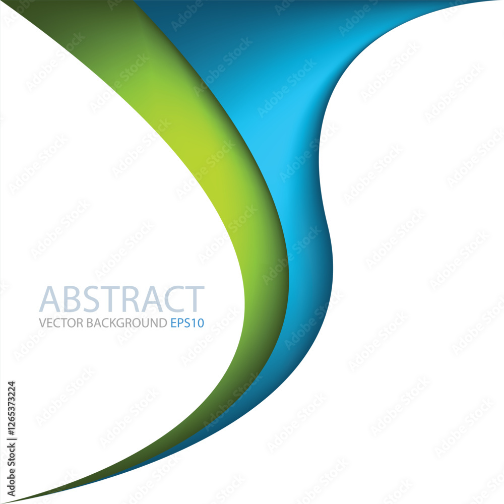 Poster graphic vector curve line overlap background for text and message design
