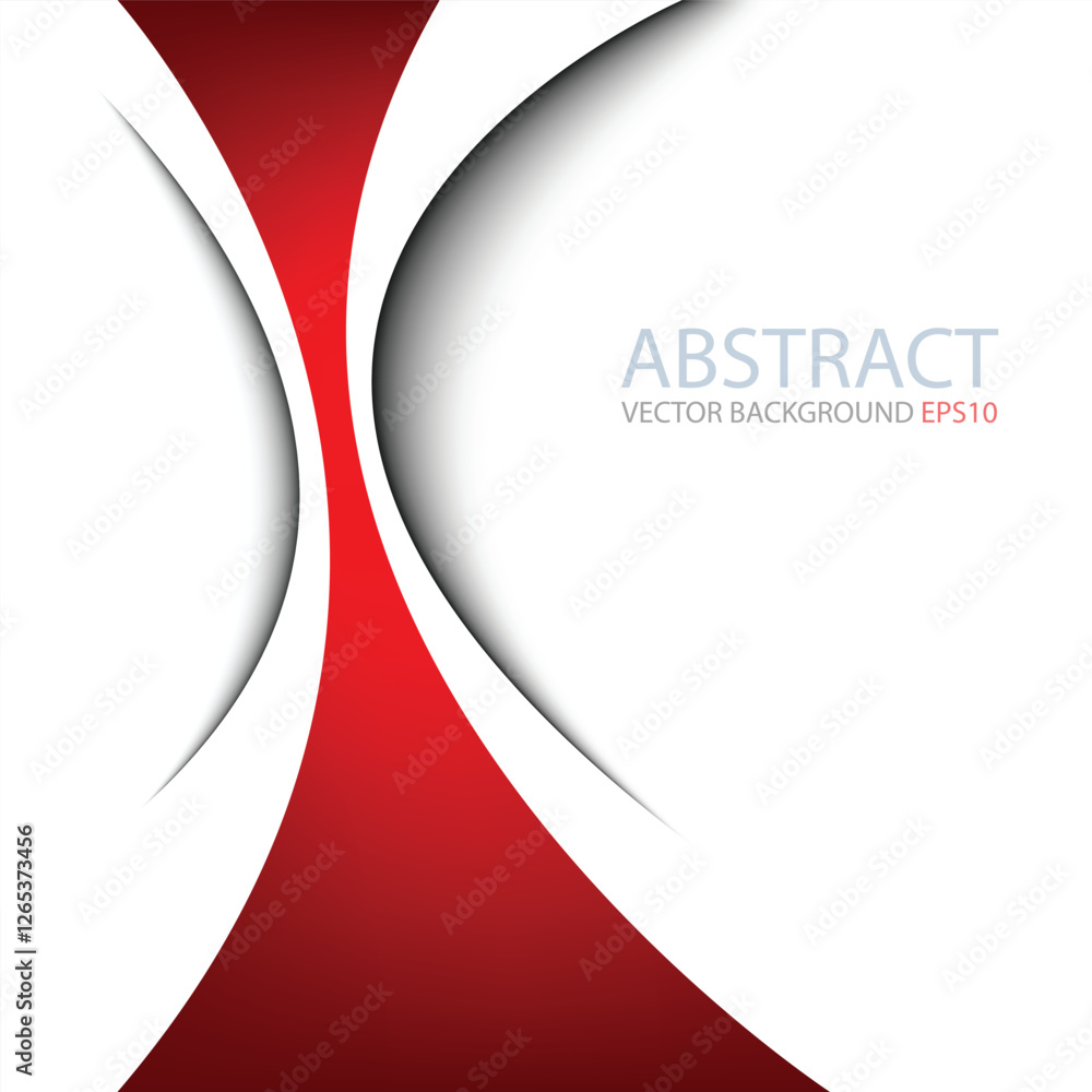 Poster graphic vector curve line overlap background for text and message design
