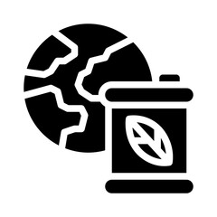 globe glyph icon