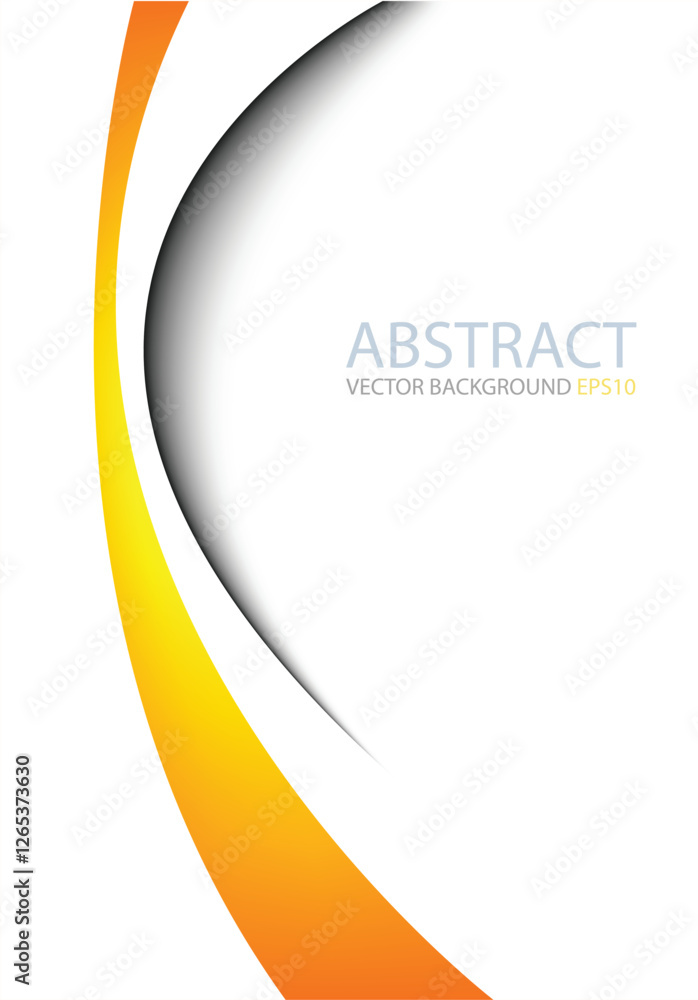 Poster graphic vector curve line overlap background for text and message design
