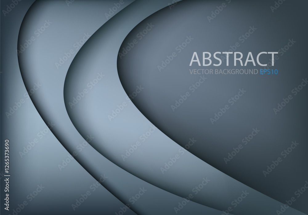 Poster graphic vector curve line overlap background for text and message design
