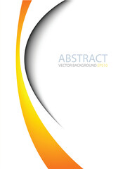 Obraz premium graphic vector curve line overlap background for text and message design 
