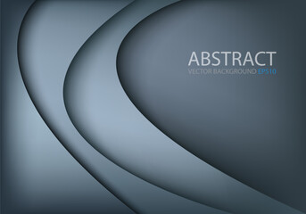 graphic vector curve line overlap background for text and message design
