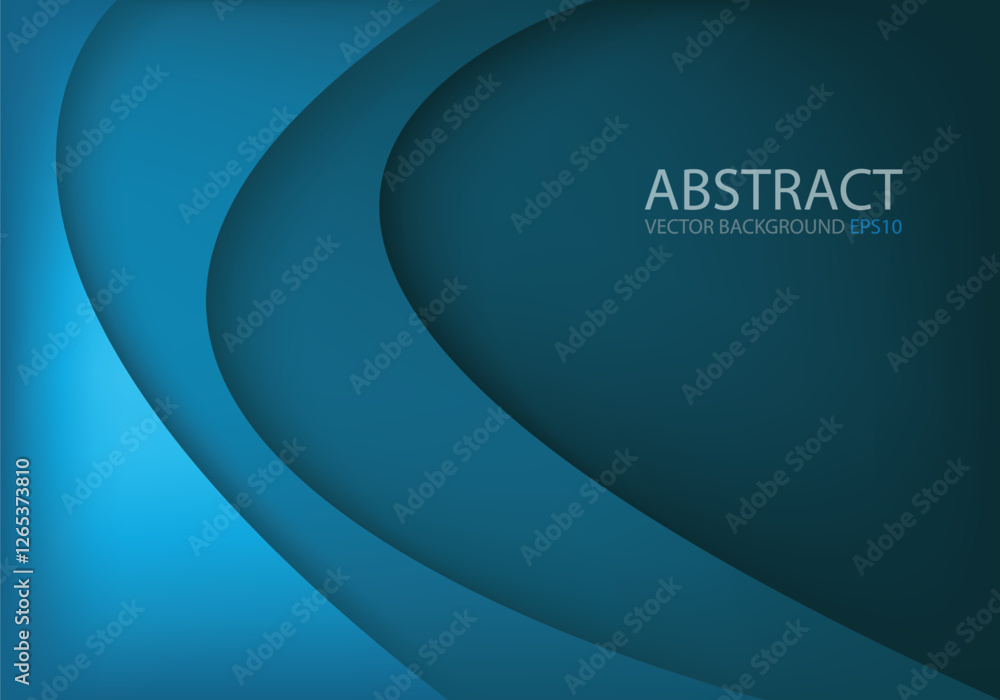 Poster graphic vector curve line overlap background for text and message design
