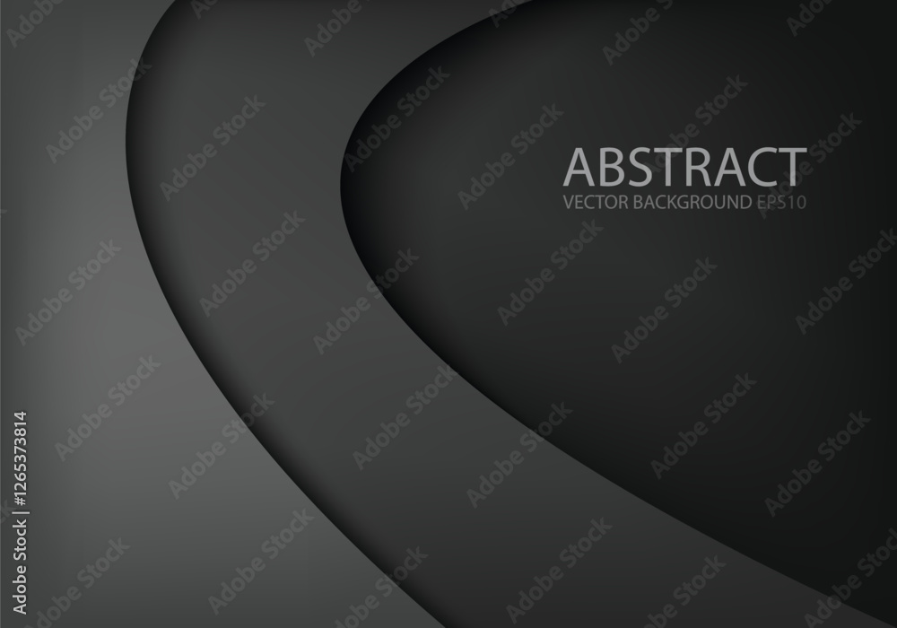 Poster graphic vector curve line overlap background for text and message design
