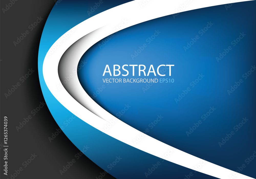 Poster graphic vector curve line overlap background for text and message design
