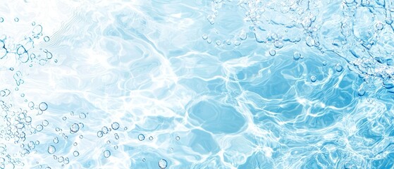 Naklejka premium Abstract Blue and White Water Texture Background