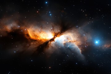 An awe-inspiring image of a celestial explosion reveals vibrant colors and patterns, illustrating the dynamic processes of the universe and captivating the imagination.