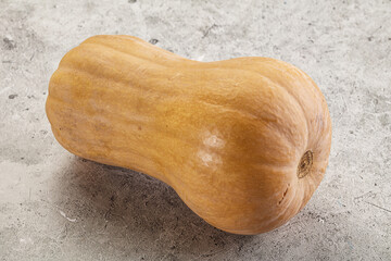 Raw ripe organic Butternut Pumpkin