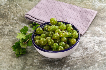 Ripe sweeet and juicy gooseberry