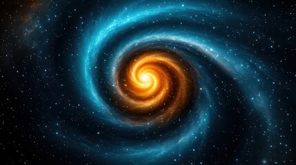 Cosmic swirl in the universe deep space digital art celestial environment abstract viewpoint intergalactic concept