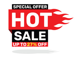 Hot sale for 27 percent coloring discount white background.