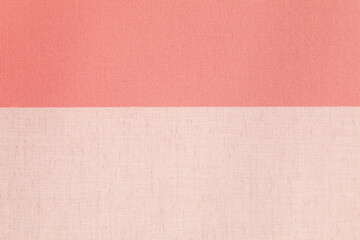 Fototapeta premium Old washout pink paper two tones colors