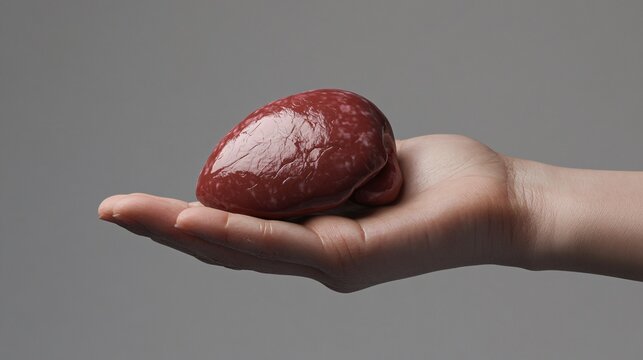 Cropped Hand Holding Digital Composite Image of Element