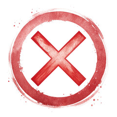 Obraz premium no entry stamp