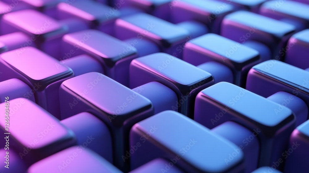 Poster modern tech-inspired abstract background with a lavender and cerulean gradient base. add interconnec