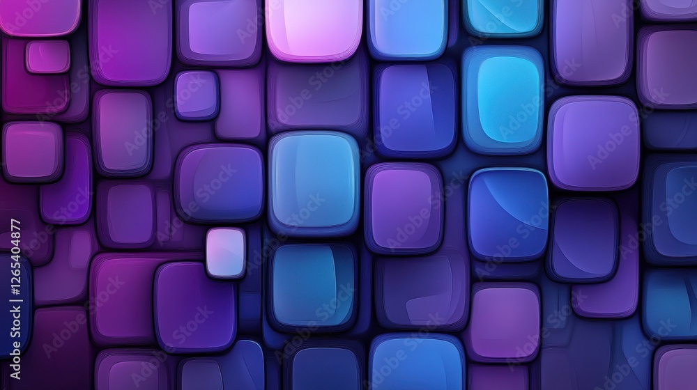 Poster modern tech-inspired abstract background with a lavender and cerulean gradient base. add interconnec