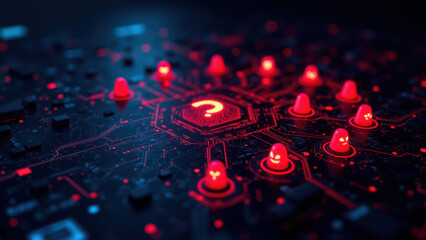 "Cybersecurity Concept - Illustration of Network Security"