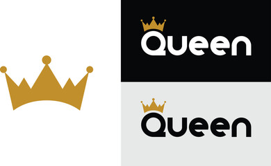 Royal king crown queen princess tiara diadem prince crowns silhouette logo vector, king logo, queen logo vector © MdAfzal