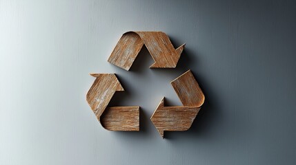 Recycling awareness event featuring monochrome recycle logo urban environment digital art educational concept