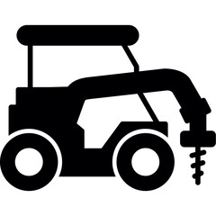 Skid Steer Auger Icon