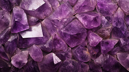 Stunning closeup of a vibrant amethyst crystal formation showcasing geological wonders and the mesmerizing beauty of natural mineral specimens