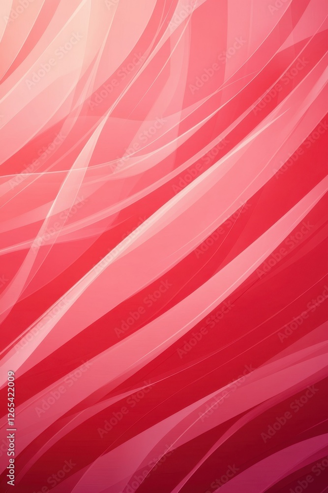 Poster a vibrant abstract background featuring flowing waves in shades of pink and red, creating a dynamic 