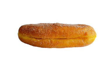 Sugar-Topped Custard-Filled Pastry on Transparent Background PNG 