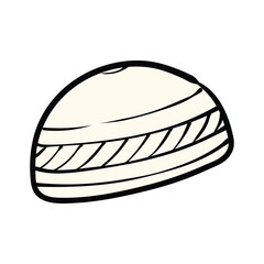 islamic hat ramadan kareem doodle illustration hand drawn