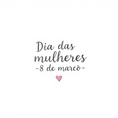 Fototapeta premium International Woman's Day Template Design, space for Text