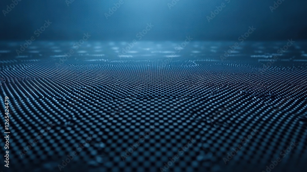 Poster dark blue abstract data visualization background