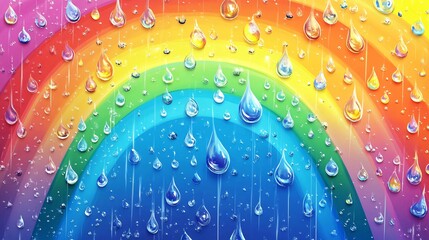 Colorful Rainbow Adorns the Sky in Captivating Display