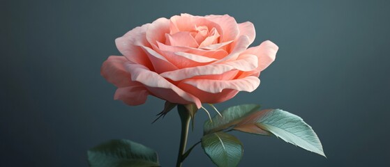 Pink Rose in Extreme Detail: A Captivating Macro Photography