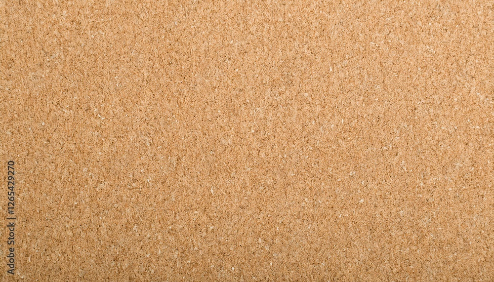 Poster textured cork surface close-up, smooth beige background ideal for product placement, minimalistic de
