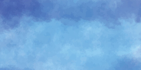 Blue water colour abstract textured concrete background modern