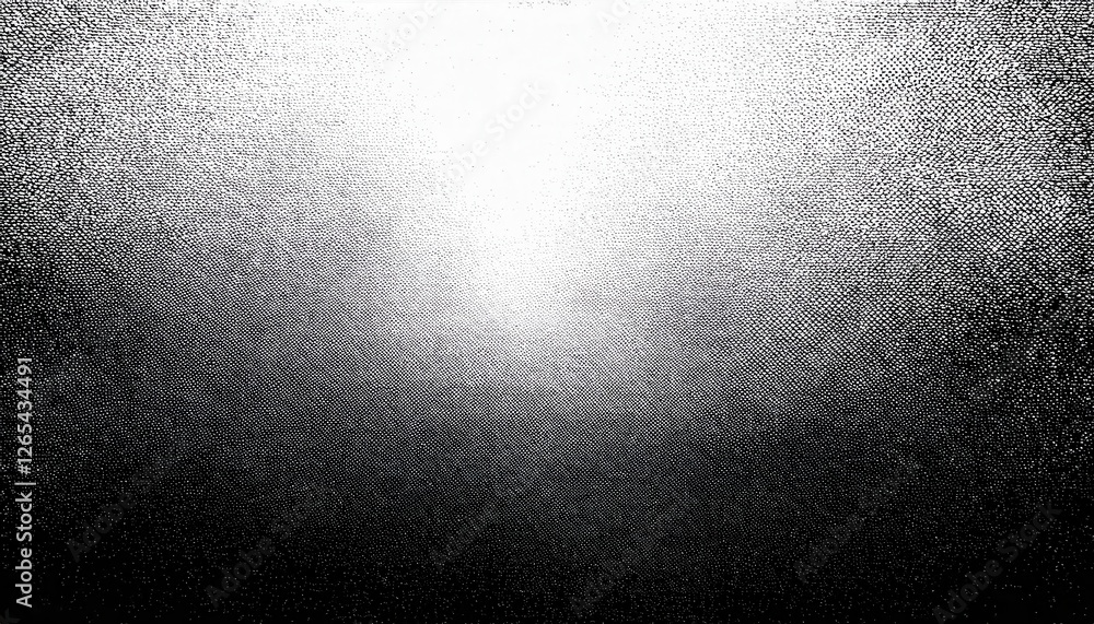 Poster black and white textured background with smooth gradient pattern, pixelated effect, fine grain textu