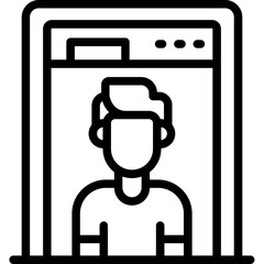 Security Checkpoint Icon