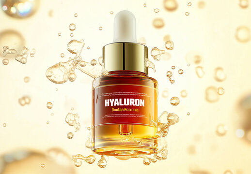 Cosmetics Bottle Mockup